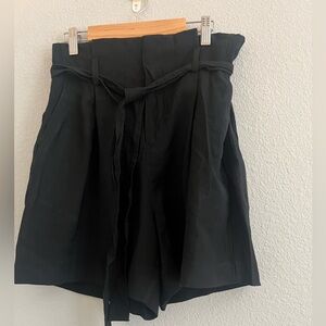 A New Day Black High Waist Shorts Size 2